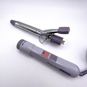 Vtg Vidal Sassoon VS 195 Quick Change Curling Iron 3/4 in.‎ Barrel Auto Shut Off